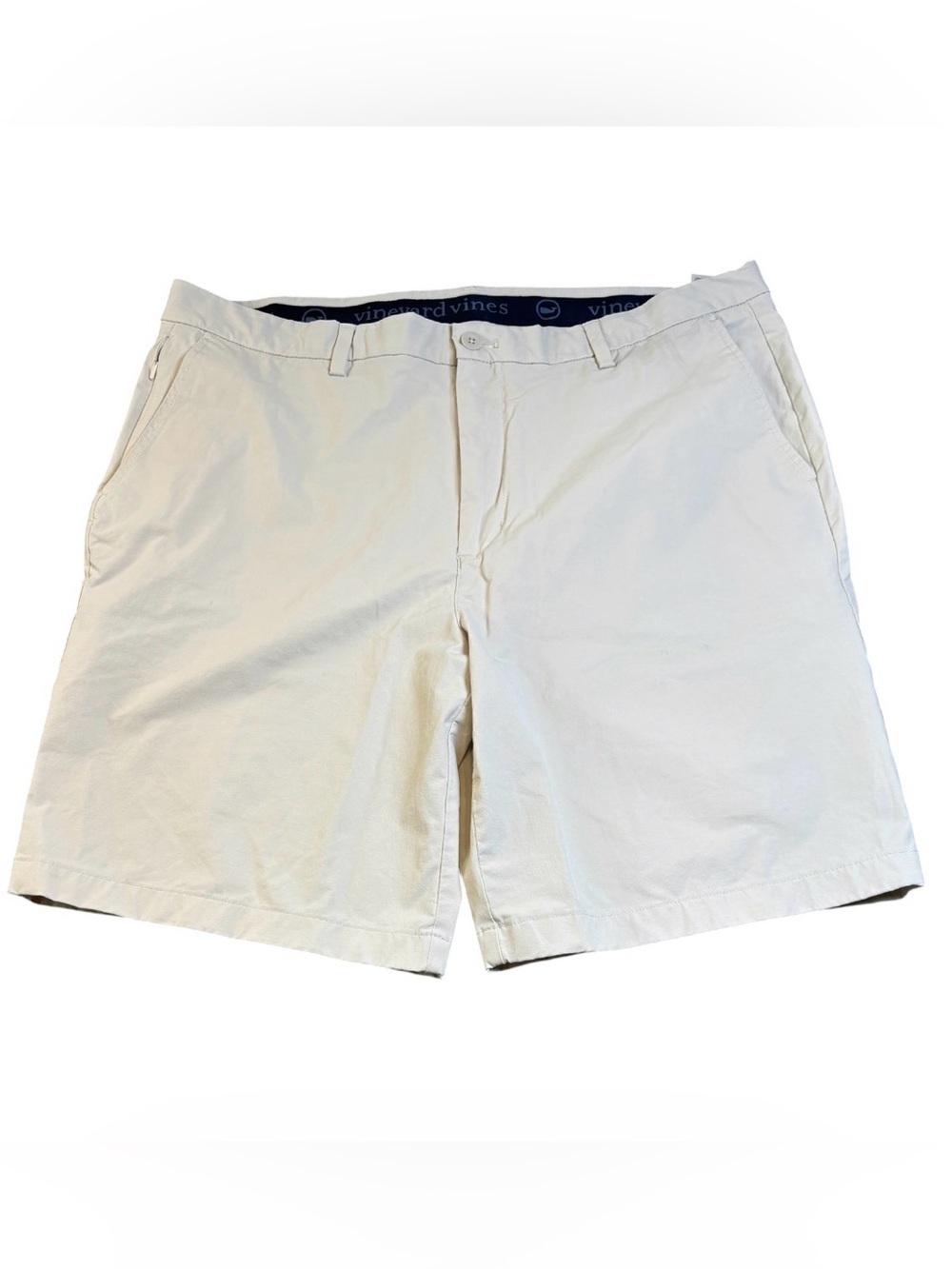 Vineyard Vines On-The-Go Shorts Men's 38 9" Khaki Performance Stretch